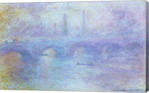 Waterloo Bridge, Effect of Fog, 1903 by Claude Monet