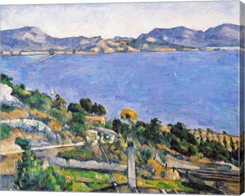 L'Estaque, View of the Bay of Marseilles by Paul Cezanne