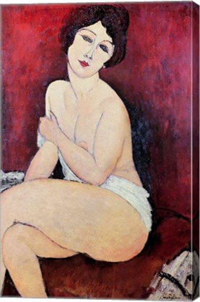 Large Seated Nude by Amedeo Modigliani