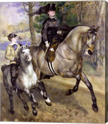 Horsewoman in the Bois de Boulogne, 1873 by Pierre-Auguste Renoir