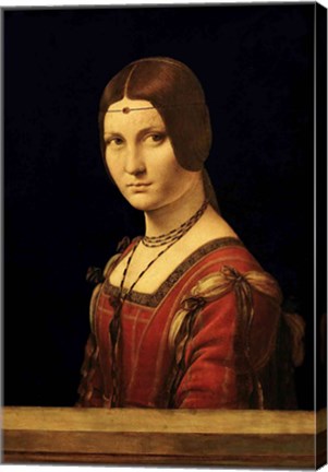 Portrait of a Lady from the Court of Milan by Leonardo Da Vinci