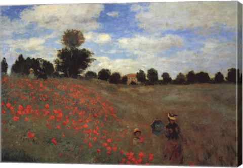 Wild Poppies, near Argenteuil (Les Coquelicots: environs d'Argenteuil), 1873 by Claude Monet