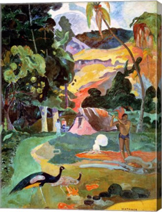 Landscape with Peacocks, 1892 by Paul Gauguin