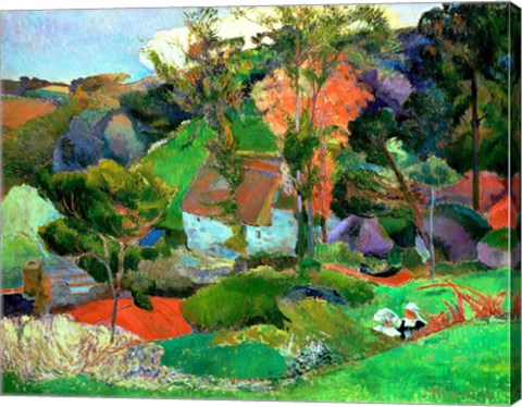 Landscape at Pont Aven, 1888 by Paul Gauguin