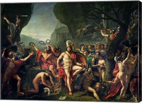 Leonidas at Thermopylae, 480 BC, 1814 by Jacques-Louis David
