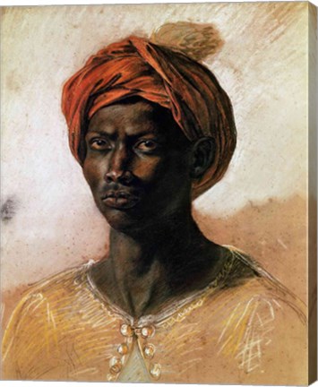 Portrait of a Turk in a Turban, c.1826 by Eugene Delacroix