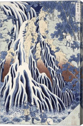Kirifuri Fall on Kurokami Mount by Katsushika Hokusai