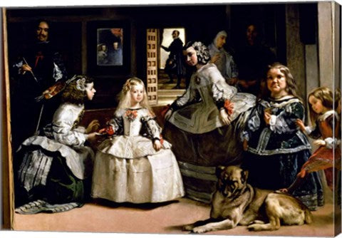 Las Meninas Detail by Diego Velazquez