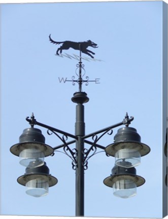 Street Light Detail with Weathervane