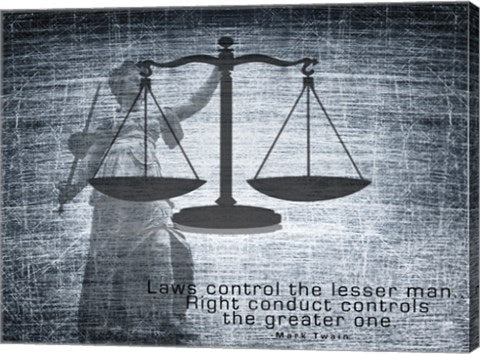Justice Law Mark Twain Quote