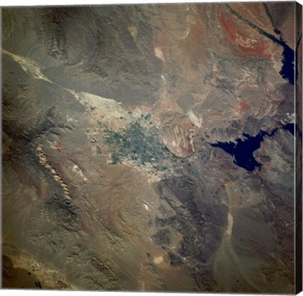 Las Vegas from space as taken by shuttle atlantis