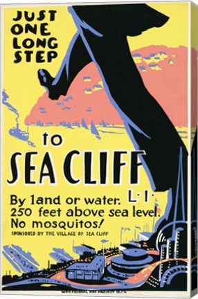 Just one long step to Sea Cliff