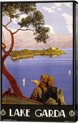 Lake Garda Travel Poster