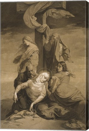 Lamentation at the Foot of the Cross by Henri Lehmann