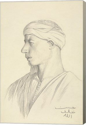 Portrait of an Egyptian Fellah by Jean-Leon Gerome