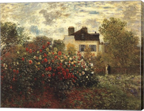 The Artist's Garden in Argenteuil by Claude Monet