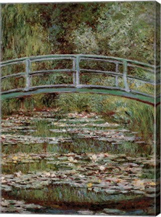Waterlily Pond, Japanese Bridge by Claude Monet