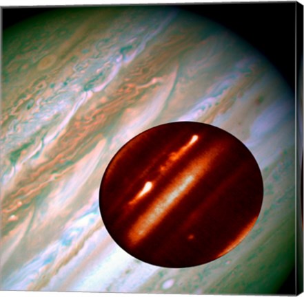 Hubble/IRTF Composite Image of Jupiter Storms by NASA, ESA, STScl