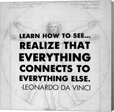 Learn How to See -Da Vinci Quote by Quote Master