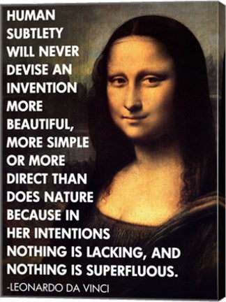 Human Subtlety -Da Vinci Quote by Quote Master