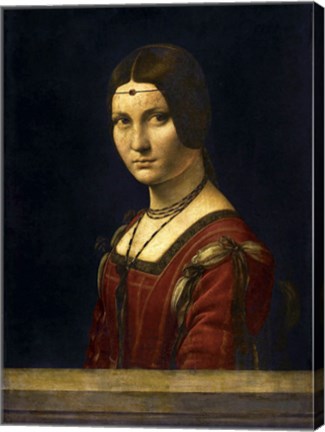 La Belle Ferroniere by Leonardo Da Vinci