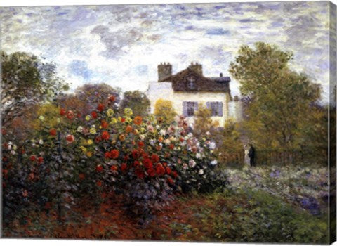 The Artist's Garden in Argenteuil (A Corner of the Garden with Dahlias), c.1873 by Claude Monet