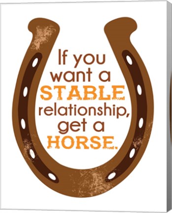 Horseshoe Quote 2 by Sports Mania