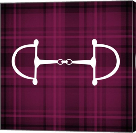 Horse Bit - Red Checkered by Sports Mania