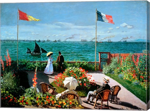 The Terrace at Sainte-Adresse, 1867 by Claude Monet