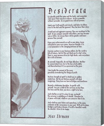 Desiderata Brown Daguerreotype by Quote Master