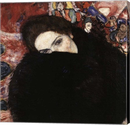 Lady with Muff, 1916-17 by Gustav Klimt