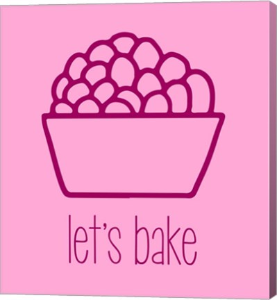 Let's Bake - Dessert II Pink by Color Me Happy