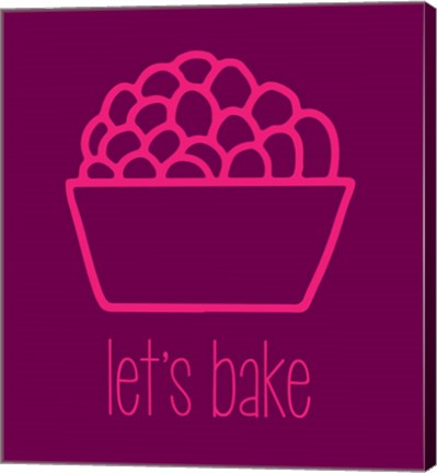 Let's Bake - Dessert II Magenta by Color Me Happy