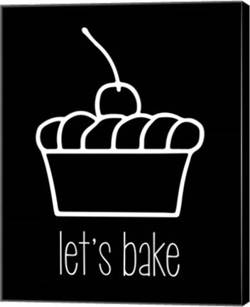 Let's Bake - Dessert I Black by Color Me Happy