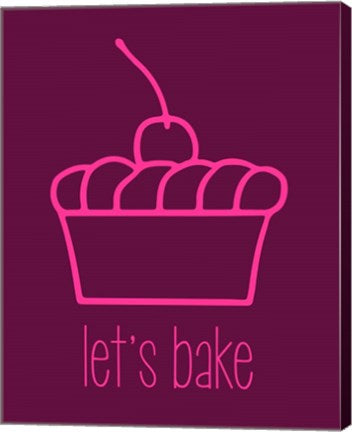 Let's Bake - Dessert I Magenta by Color Me Happy