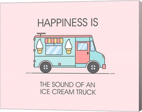 Ice Cream Truck Blue by Color Me Happy