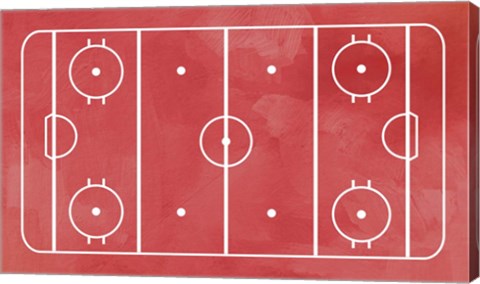 Ice Hockey Rink Red Paint by Sports Mania