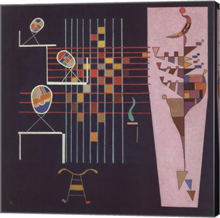 Les Trois Ovales, c.1942 by Wassily Kandinsky