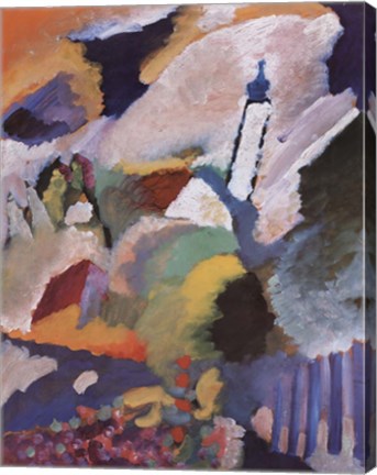 Kirche in Murnau, 1910 by Wassily Kandinsky