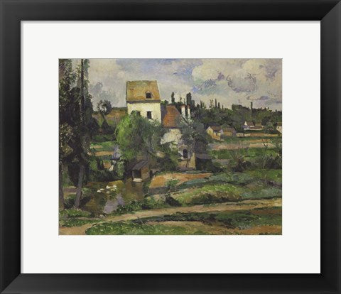 Landscape in Auvers by Paul Cezanne