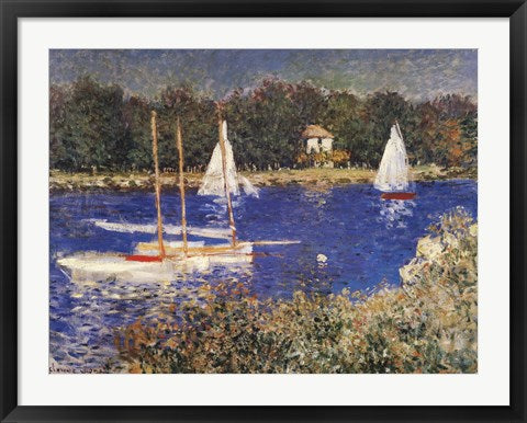 The Bassin at Argenteuil by Claude Monet