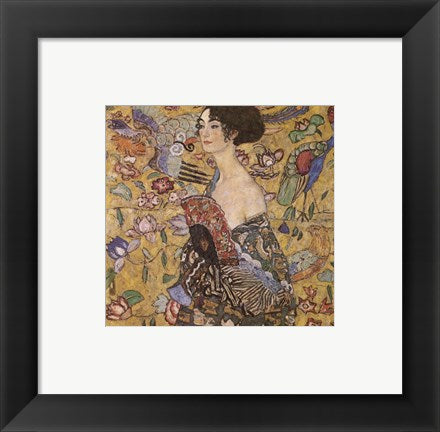 Lady with Fan, c.1917 by Gustav Klimt