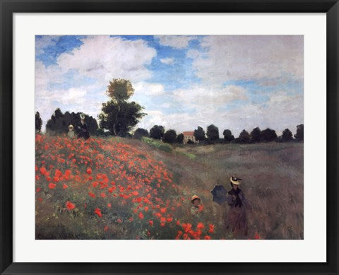 Les Coquelicots by Claude Monet