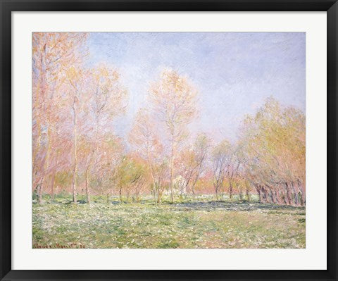Spring in Giverny by Claude Monet