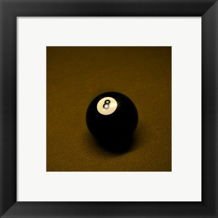 8 Ball on Brown by Jim Rush