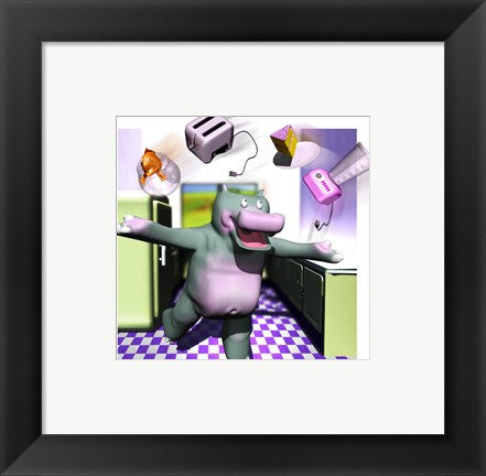 Kitchen Hippo by Cheryl Valentino