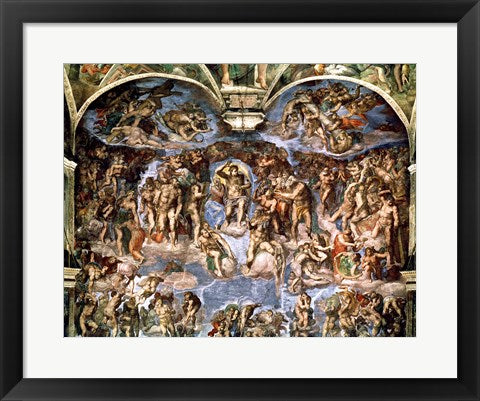 Last Judgement, from the Sistine Chapel, 1538-41 by Michelangelo Buonarroti