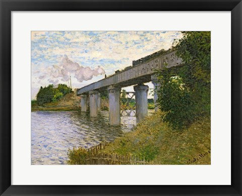 The Railway Bridge at Argenteuil, c.1873-4 by Claude Monet