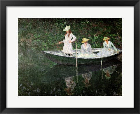 The Boat at Giverny, c.1887 by Claude Monet