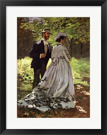 The Promenaders, or Bazille and Camille, 1865 by Claude Monet